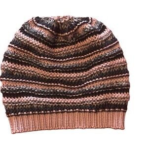 Wooden ships knit Barrett style slouchie hat